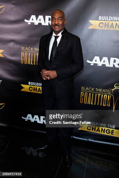 Reggie Van Lee attends the Black Theatre Coalition Inaugural "Building The Change" Gala at The Rainbow Room on February 12, 2024 in New York City.