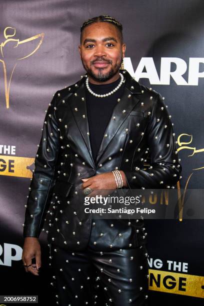 Cody Renard Richard attends the Black Theatre Coalition Inaugural "Building The Change" Gala at The Rainbow Room on February 12, 2024 in New York...