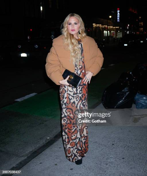 Rachel Zoe is seen at FRAME dinner on February 12, 2024 in New York City.