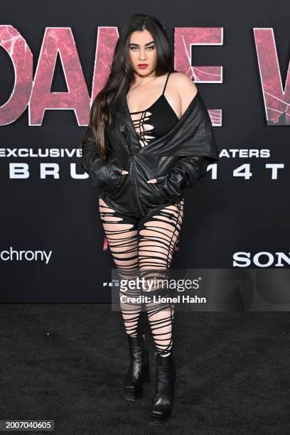 Lauren Jauregui attends the World Premiere of Sony Pictures' "Madame Web" at Regency Village Theatre on February 12, 2024 in Los Angeles, California.