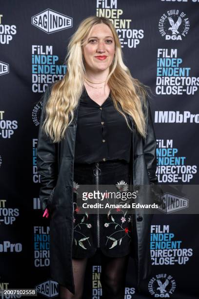 Cinematographer Cristina Dunlap attends the Film Independent Presents Directors Close-Up With...Cord Jefferson: Making Fiction A Reality event at the...