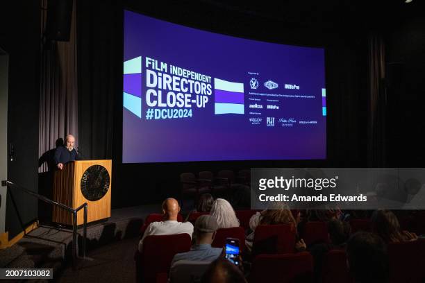 Film Independent Associate Director of Film Education Paul Cowling attends the Film Independent Presents Directors Close-Up With...Cord Jefferson:...