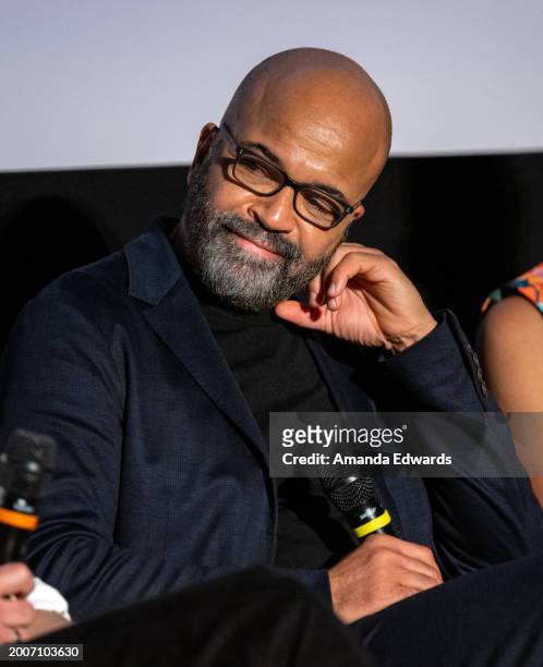 Actor Jeffrey Wright attends the Film Independent Presents Directors Close-Up With...Cord Jefferson: Making Fiction A Reality event at the DGA...