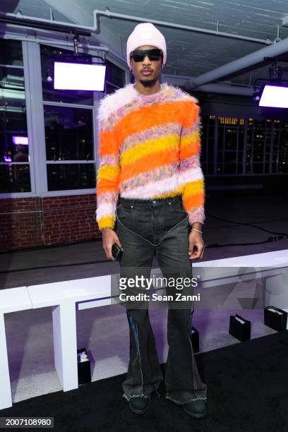 Nic Claxton attends Sergio Hudson F/W 2024 Fashion Show at Starrett-Lehigh Building on February 12, 2024 in New York City.