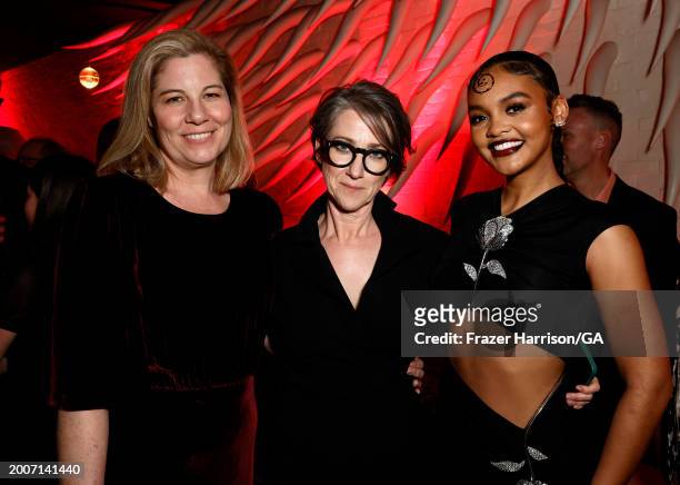 Claire Parker, SJ Clarkson, Celeste O'Connor attend World Premiere of Sony Pictures' "Madame Web" after party held at STK Steakhouse on February 12,...