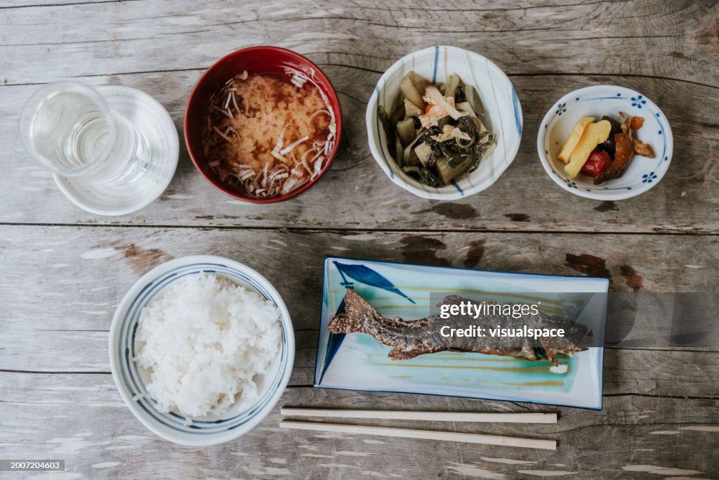 Traditional Kamikochi lunch set