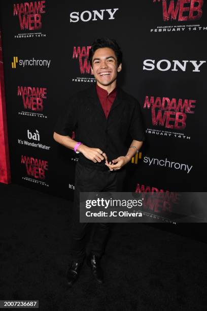 Alain Peñaloza at the Red-Carpet World Premiere of Columbia Pictures’ MADAME WEB at the Regency Village Westwood Theater on February 12, 2024 in Los...