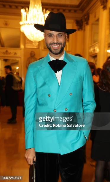 Jonathan Kashanian attends a photocall for "L'Orchestra Del Mare" at Teatro Alla Scala on February 12, 2024 in Milan, Italy.