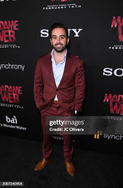 Farbod E. At the Red-Carpet World Premiere of Columbia Pictures’ MADAME WEB at the Regency Village Westwood Theater on February 12, 2024 in Los...