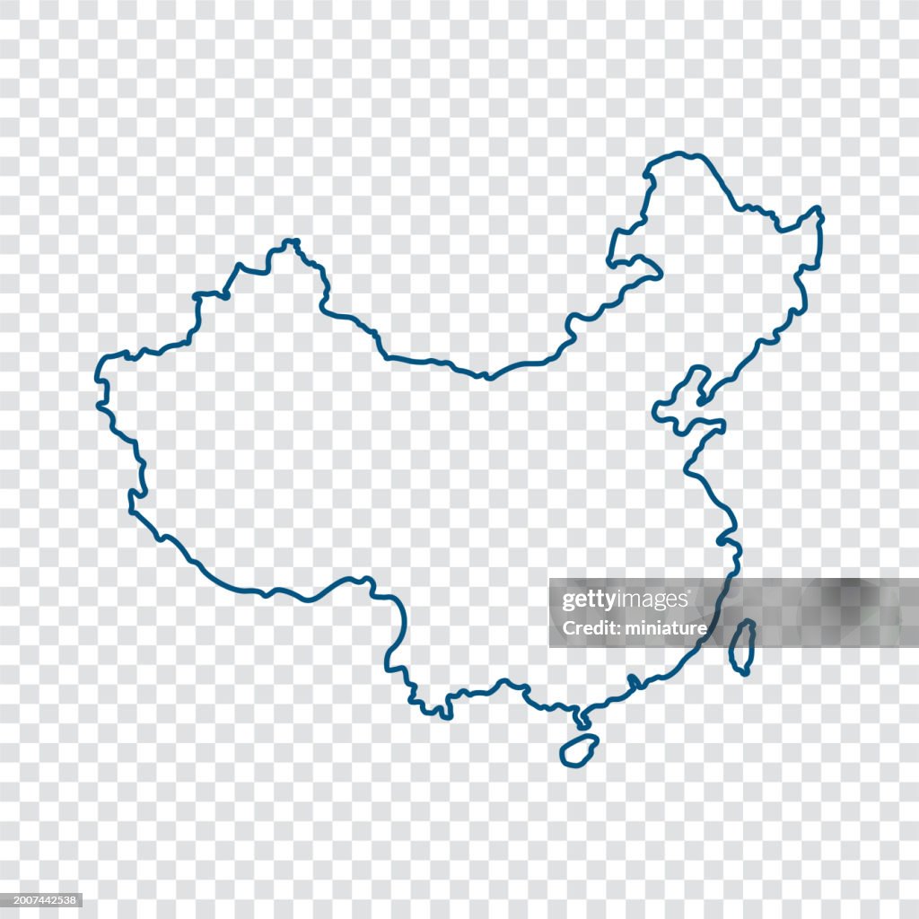 Chinese Map Vector China Map High-Res Vector Graphic - Getty Images