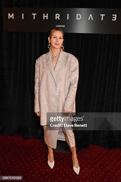 Kelly Rutherford attends the Mithridate AW24 Show during London Fashion Week February 2024 on February 16, 2024 in London, England.