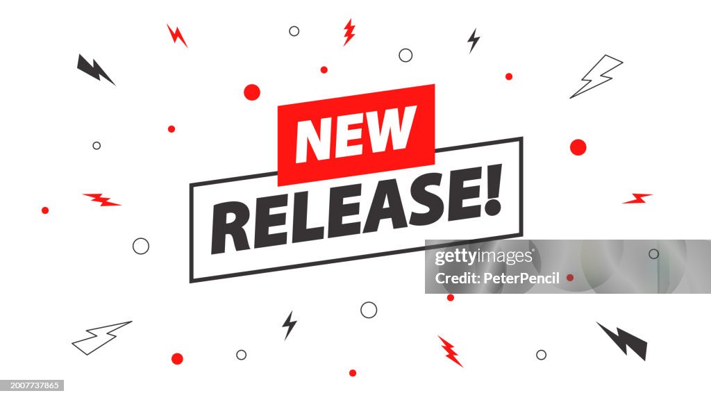 Release Vector New Release Banner Template On The White Background Vector Illustration ...
