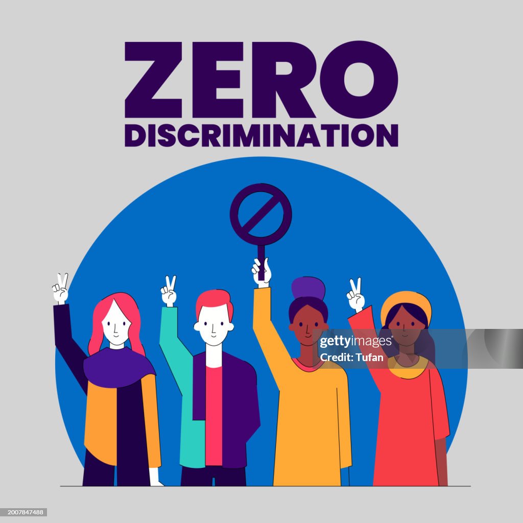 Zero Discrimination Day - 1 March Social Media Post Design