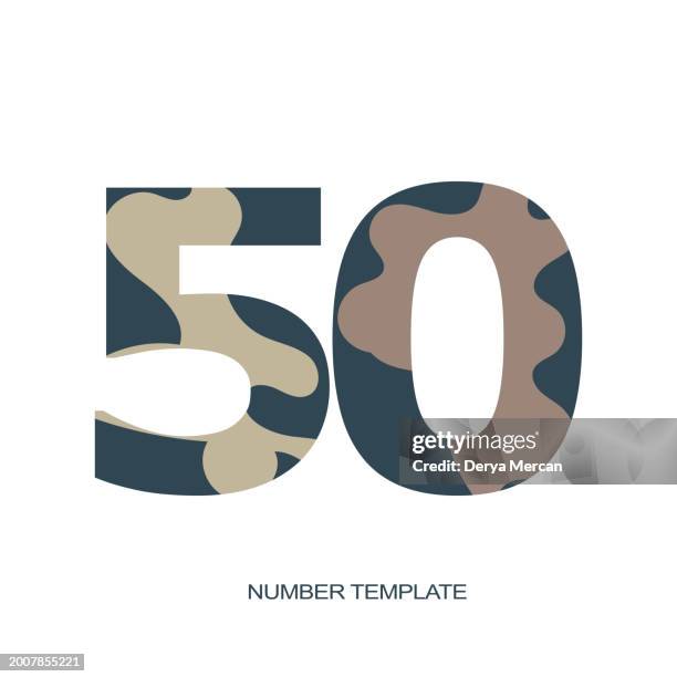 anniversary istock illustration. number template design vector illustration. - 60 second stock illustrations