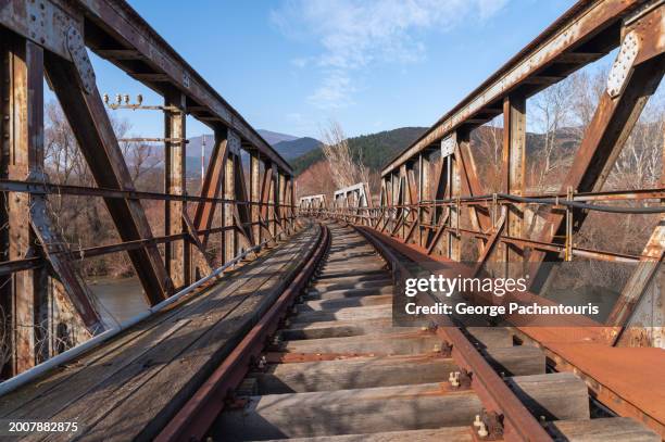 Rusty Train Bridges 1,027 Abandoned Railroad Bridge Stock Photos, High-Res Pictures, and ...