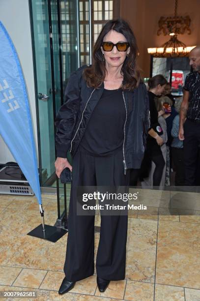 Iris Berben during the FFF Bayern Reception Berlinale 2024 on the occasion of the 74th Berlinale International Film Festival Berlin at Bayerische...