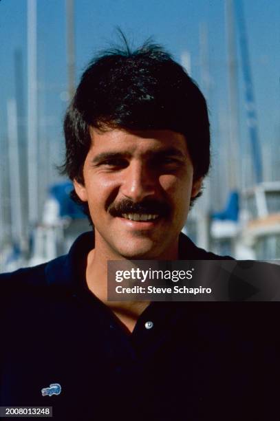 Portrait of American Olympic swimmer Mark Spitz, Los Angeles, California, 1981.