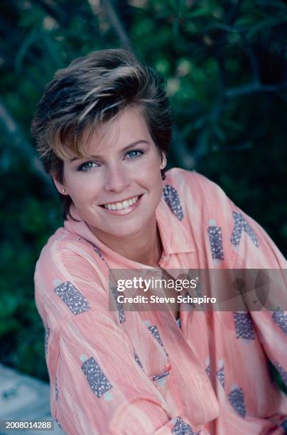 Portrait of American actress Dana Sparks, Los Angeles, California, 1986.