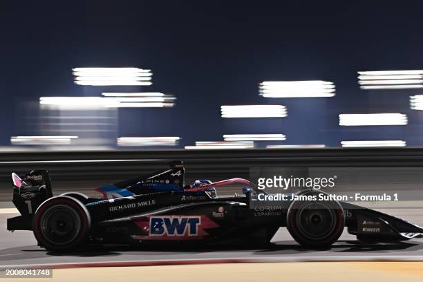 Victor Martins of France and ART Grand Prix drive during day three of Formula 2 Testing at Bahrain International Circuit on February 13, 2024 in...