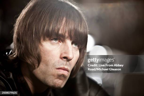 Liam Gallagher of Beady Eye on TV show Live From Abbey Road, Abbey Road Studios, London, 5th February 2011.