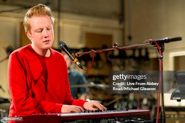 Alex Trimble of Two Door Cinema Club on TV show Live From Abbey Road, Abbey Road Studios, London, 8th November 2012.