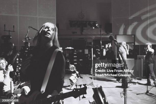 Joe Elliott, Phil Collen of Def Leppard on TV show Live From Abbey Road, Abbey Road Studios, London, 8th May 2008.