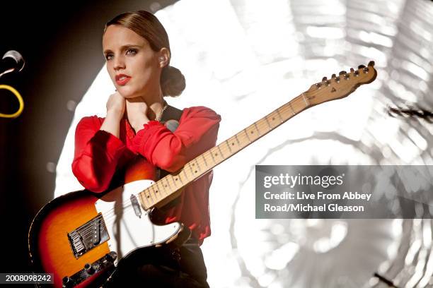 Anna Calvi on TV show Live From Abbey Road, Abbey Road Studios, London, 14th May 2011.