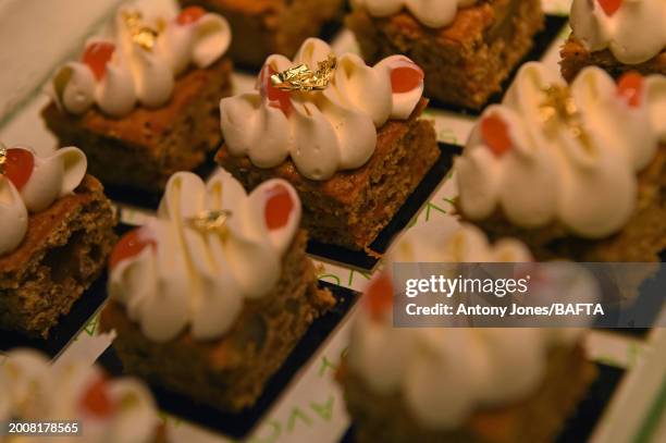 General view of hors d'oeuvres during the BAFTA & The Savoy Nominees' reception for Outstanding Debut by a British Writer, Director or Producer at...