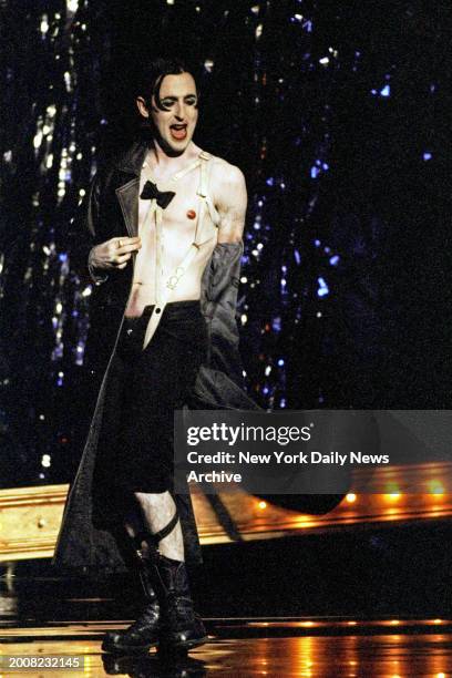 Scene from "Cabaret," winner of Best Revival of a Musical award, with Alan Cumming, Best Actor in a Musical, during Tony Awards at Radio City Music...