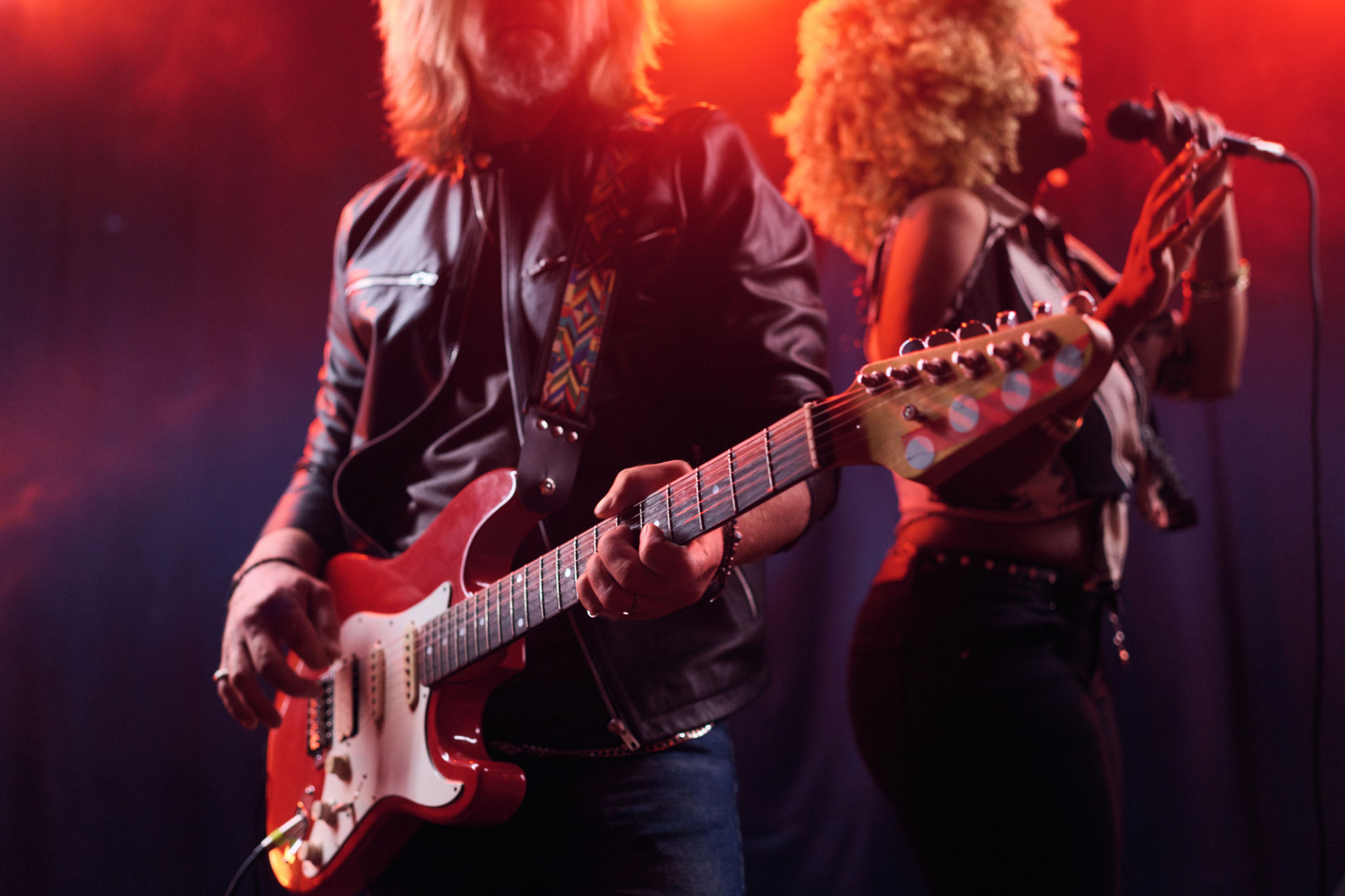 rock band performance