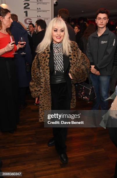 Attends the press night performance of "Just For One Day: The Live Aid Musical" at The Old Vic Theatre on February 13, 2024 in London, England.