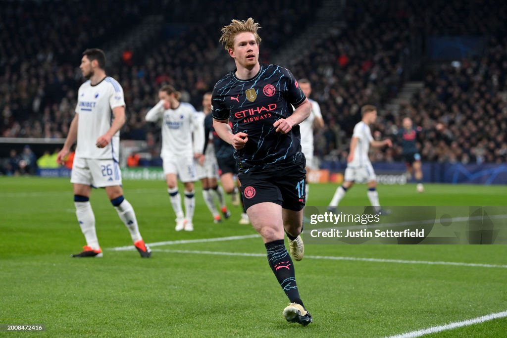 F.C. Copenhagen v Manchester City: Round of 16 First Leg - UEFA Champions League 2023/24