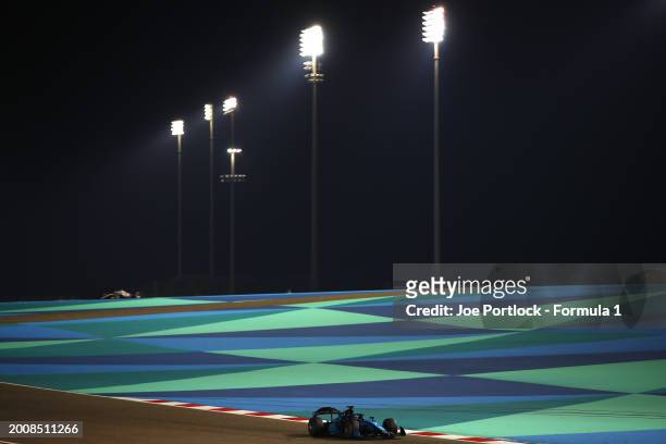 Jak Crawford of United States and DAMS Lucas Oil drives on track during day three of Formula 2 Testing at Bahrain International Circuit on February...