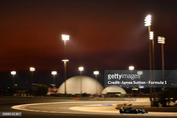 Juan Manuel Correa of United States and DAMS Lucas Oil drives on track during day three of Formula 2 Testing at Bahrain International Circuit on...