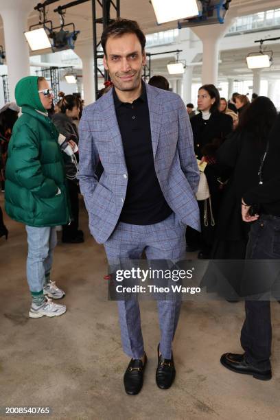 Jeetendr Sehdev attends the Concept Korea fashion show during New York Fashion Week: The Shows at Starrett-Lehigh Building on February 13, 2024 in...