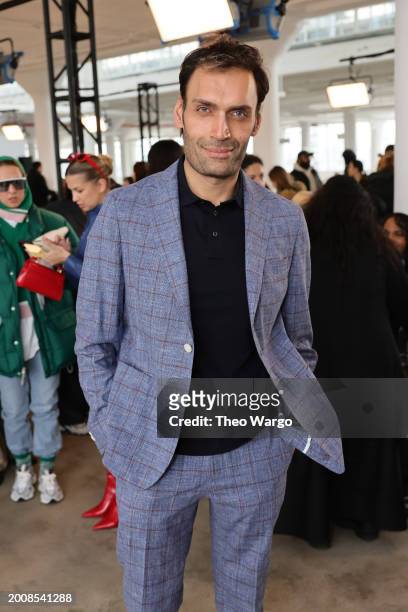 Jeetendr Sehdev attends the Concept Korea fashion show during New York Fashion Week: The Shows at Starrett-Lehigh Building on February 13, 2024 in...