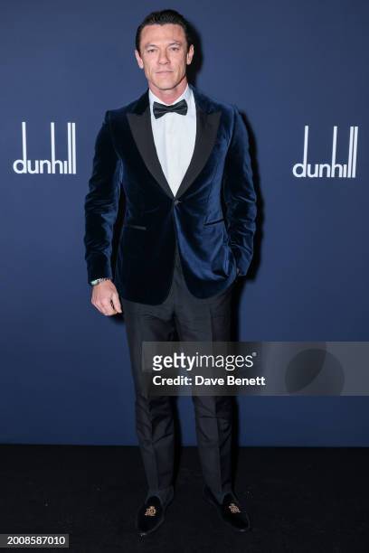 Luke Evans attends the dunhill & BSBP pre-BAFTA filmmakers dinner and party at Bourdon House on February 13, 2024 in London, England.
