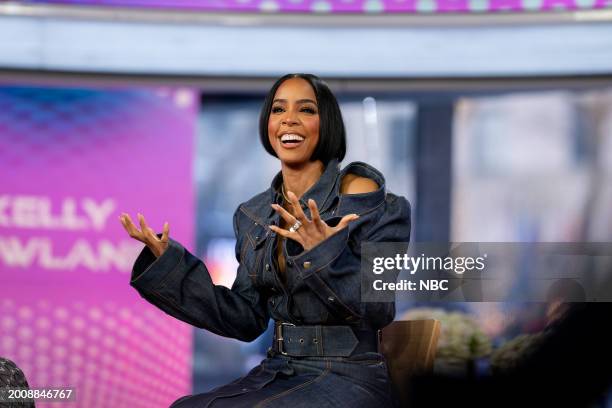 Kelly Rowland on Thursday, February 15, 2024 --