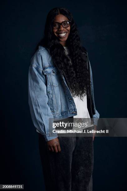 Arike Ogunbowale of the Dallas Wings poses for a portrait during the NBAE Media Circuit Portraits as part of NBA All-Star Weekend on Friday, February...