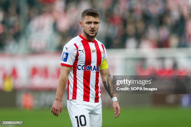 Rankozy Michal Rakoczy of Cracovia seen in action during Polish PKO... News ...