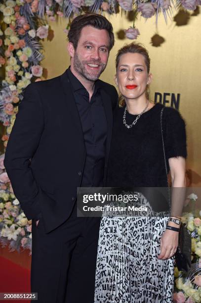 Ken Duken and Marisa Leonie Bach attend the Golden Globes Connect on the occasion of the 74th Berlinale International Film Festival Berlin at China...