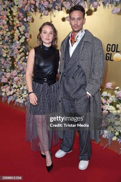 Sonja Gerhardt and Vladimir Burlakov attend the Golden Globes Connect on the occasion of the 74th Berlinale International Film Festival Berlin at...