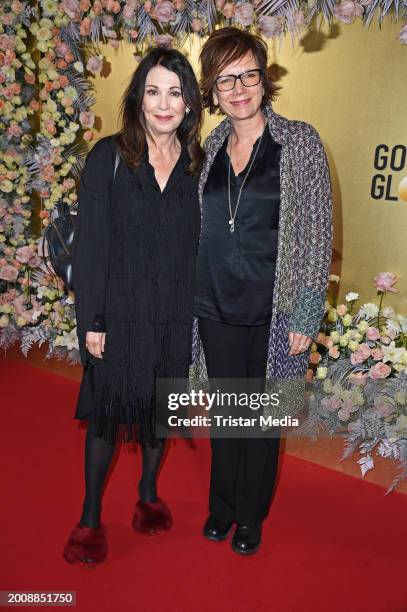 Iris Berben and Sabine De Mardt attend the Golden Globes Connect on the occasion of the 74th Berlinale International Film Festival Berlin at China...