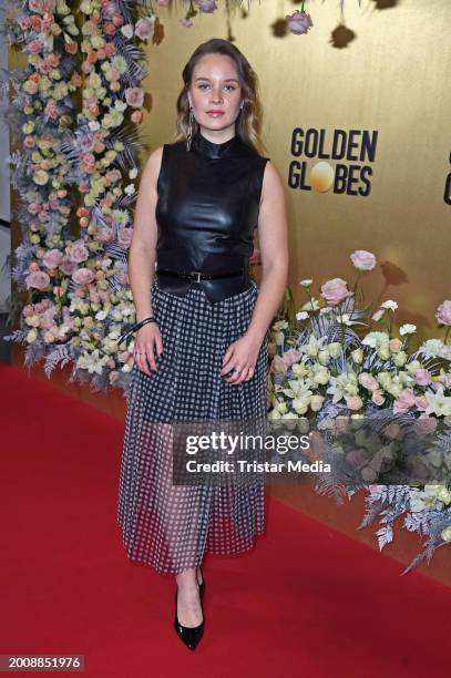 Sonja Gerhardt attends the Golden Globes Connect on the occasion of the 74th Berlinale International Film Festival Berlin at China Club on February...