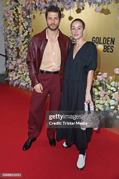 Eugen Bauder and Mogli attend the Golden Globes Connect on the occasion of the 74th Berlinale International Film Festival Berlin at China Club on...