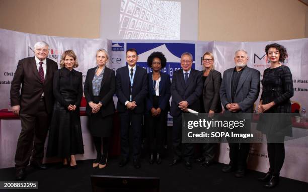 From left, Wolfgang Schomburg, former Judge at the International Criminal Tribunal for the former Yugoslavia and the International Criminal Tribunal...