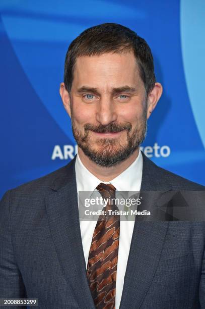 Clemens Schick attends the ARD Blue Hour on the occasion of the 74th Berlinale International Film Festival Berlin at Hotel Telegraphenamt on February...