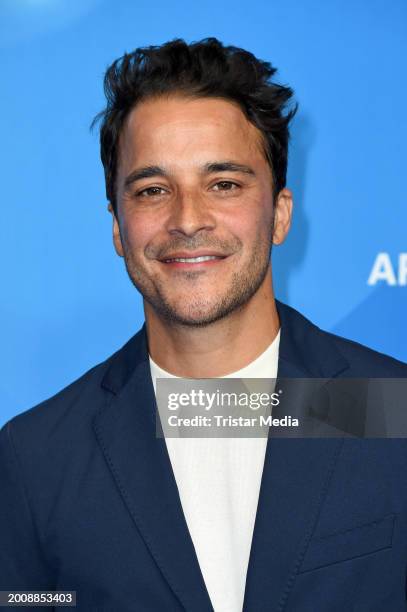Kostja Ullmann attends the ARD Blue Hour on the occasion of the 74th Berlinale International Film Festival Berlin at Hotel Telegraphenamt on February...