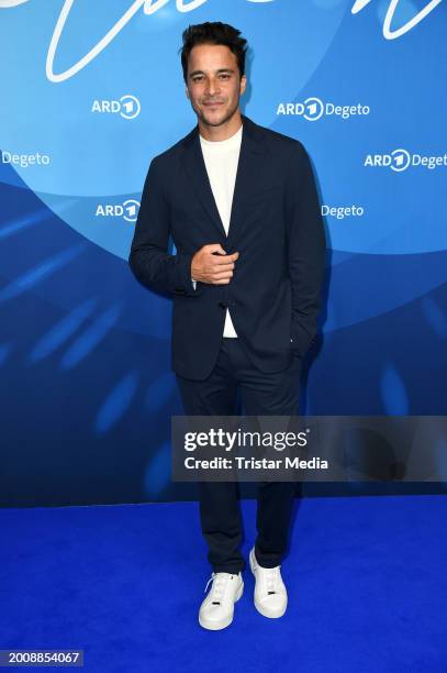 Kostja Ullmann attends the ARD Blue Hour on the occasion of the 74th Berlinale International Film Festival Berlin at Hotel Telegraphenamt on February...