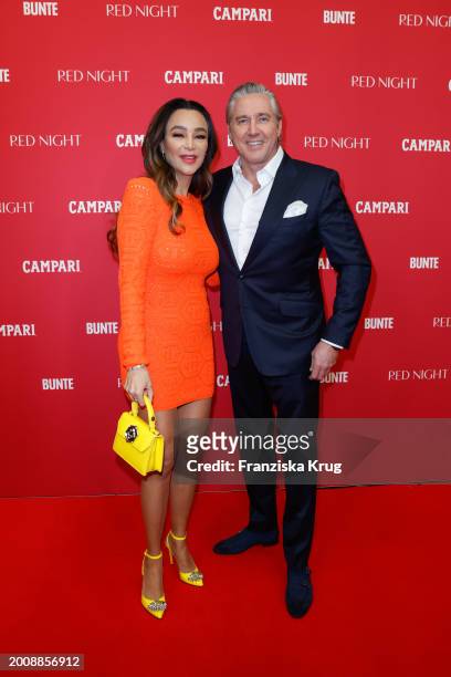 Verona Pooth and Franjo Pooth during the Red Night By Campari & Bunte on the occasion of the 74th Berlinale International Film Festival Berlin at...